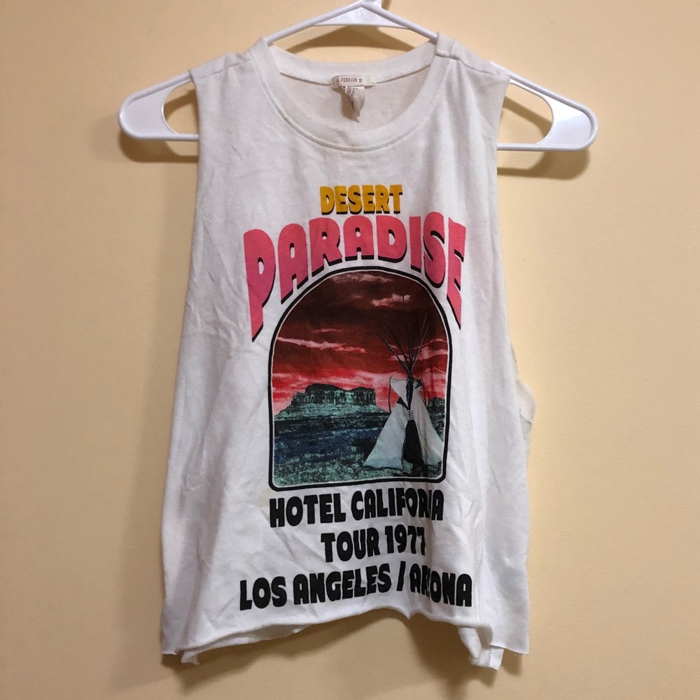 Graphic crop top